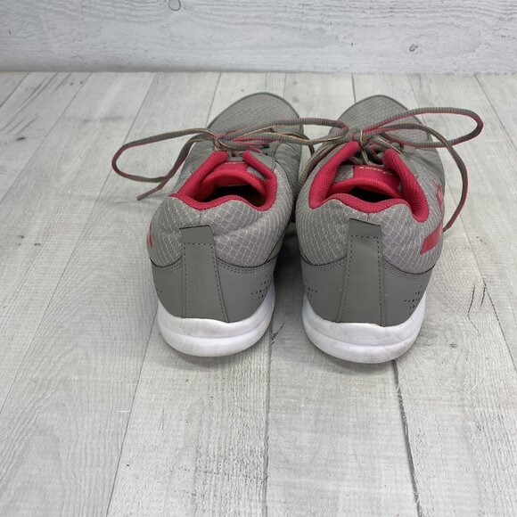 Asics  GEL MUSE S454N Gray Pink Athletic Running Lace Up Sneakers Sz 10 / 42 - Picture 6 of 11
